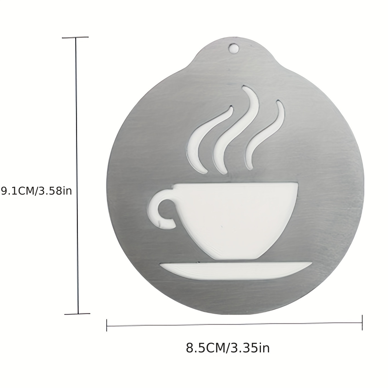 5pcs Coffee Latte Art Mold Creative Stainless Steel Latte - Temu