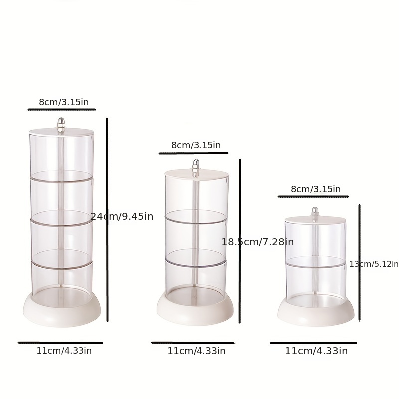 Makeup Egg Holder Rotatable Storage Rack for Beauty Eggs