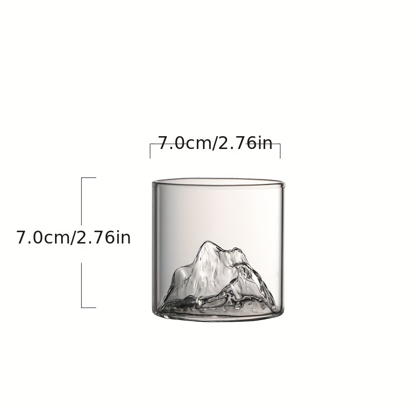 1pc, Creative Whiskey Glass, Wine Cup For Outdoor Camping Travel, Household  Water Cup, Gift For Men Women, 6.09oz / 10.14oz