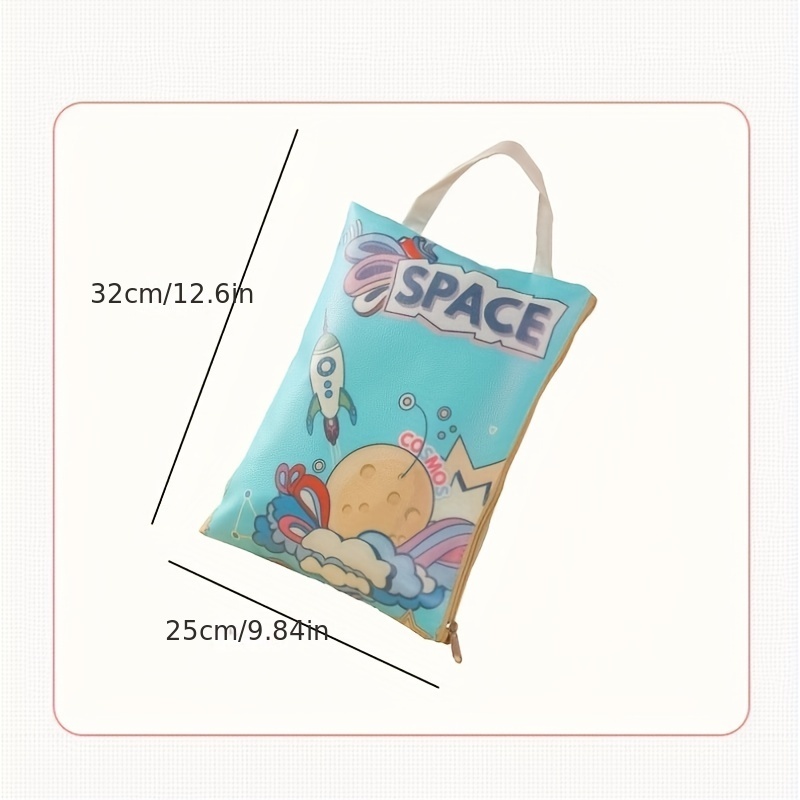 4PCS/LOT Portable Student Examination Stationery Storage Bag