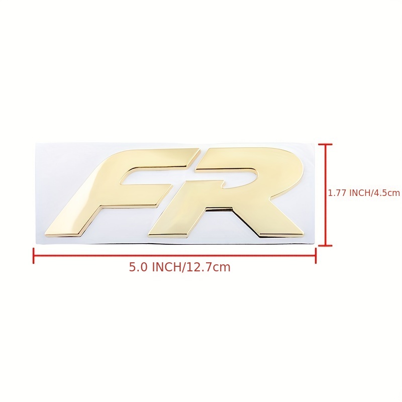 Metal 3d Fr Autoaufkleber Emblem Abzeichen Seat Leon Fr+ - Temu Austria