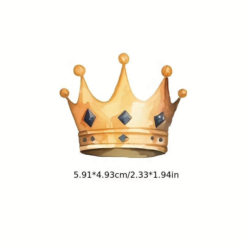 Crown Stickers Exquisite High value Funny Creative - Temu