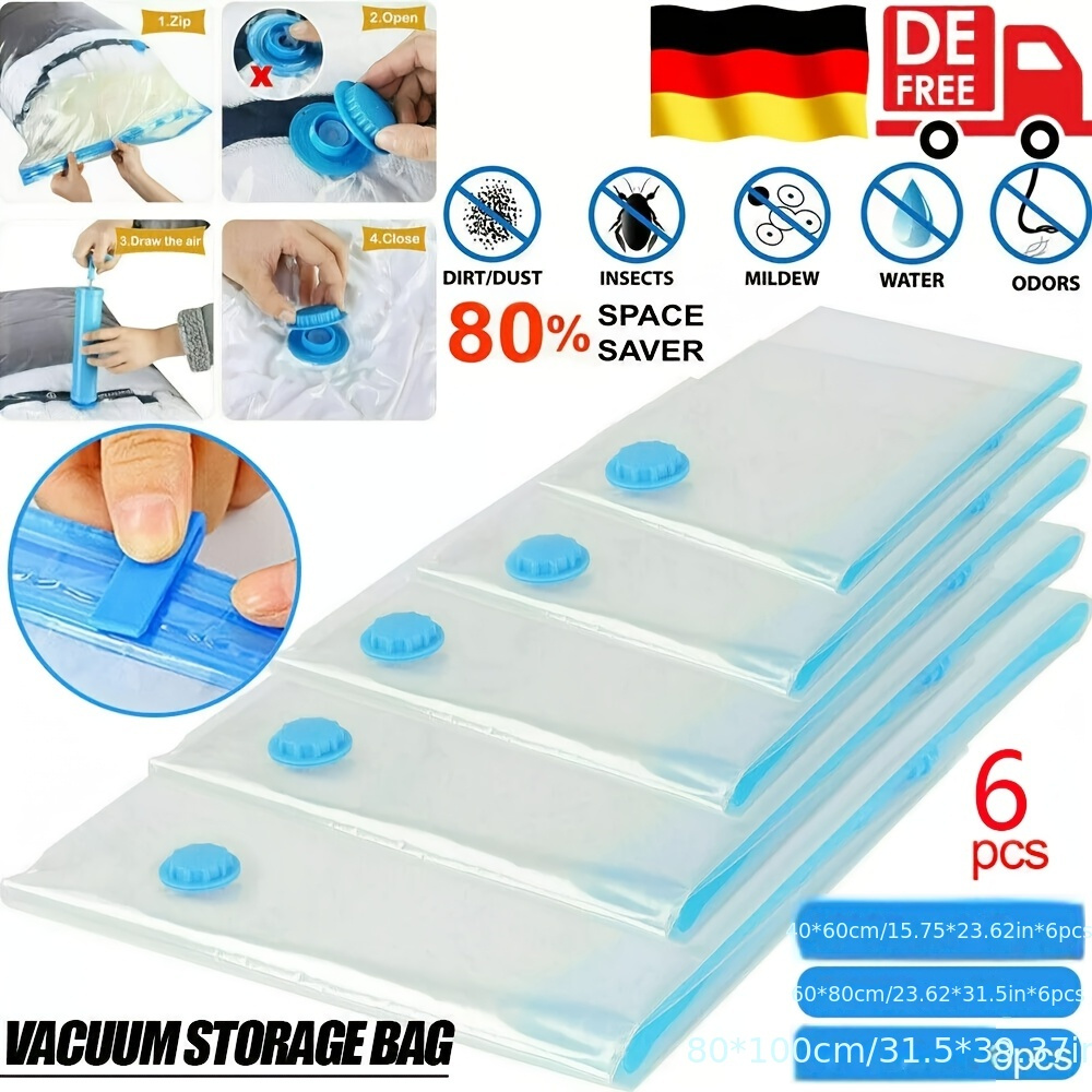 

Vacuum Bag 6tlg Storage Bag Vacuum Vacuum Bag For Clothing Beds