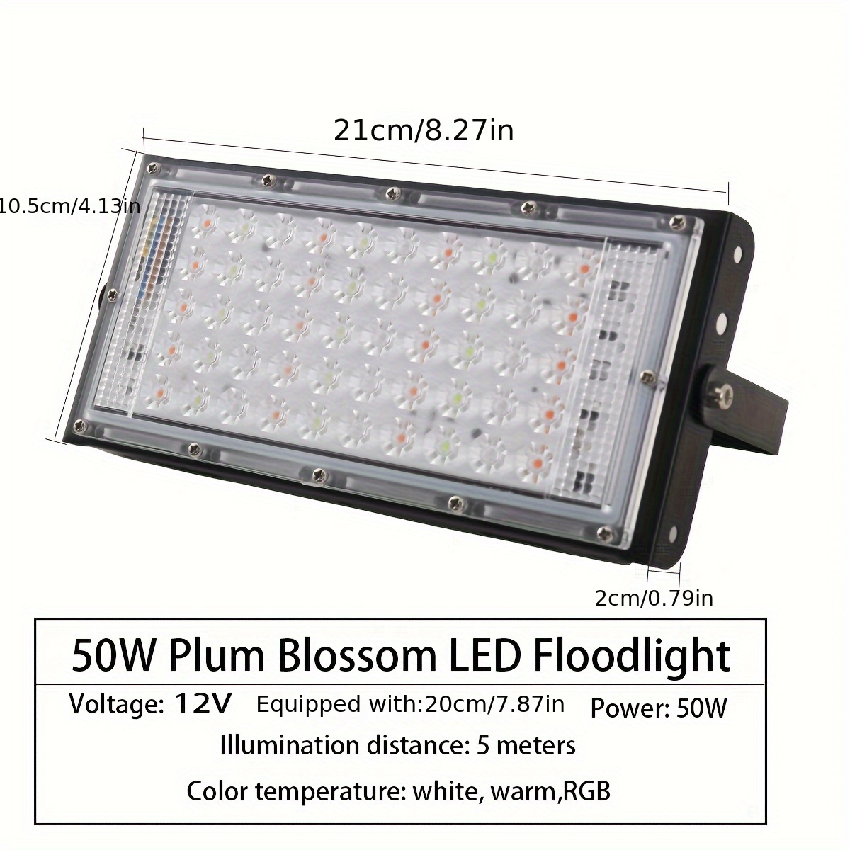 12v Energy Saving Working Lamp Led Floodlight Outdoor Garden Light Searchlight Highquality & Affordable