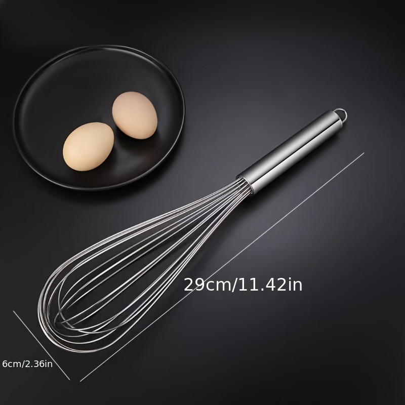 Stainless Steel Mini Manual Whisk Spring Handle Egg Whisk - Temu