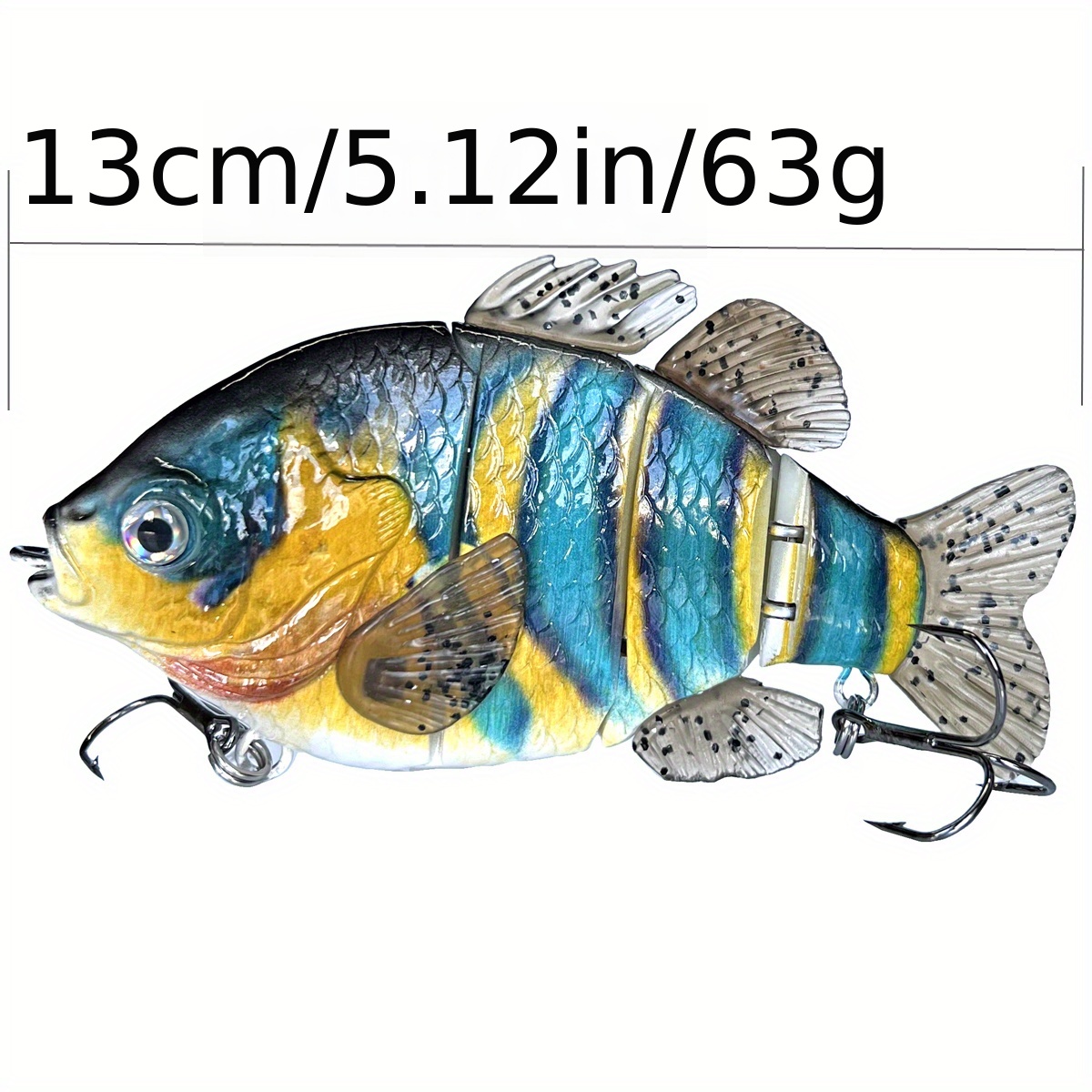 Bionic Perch Fishing Lure Multi Jointed Multi Section - Temu