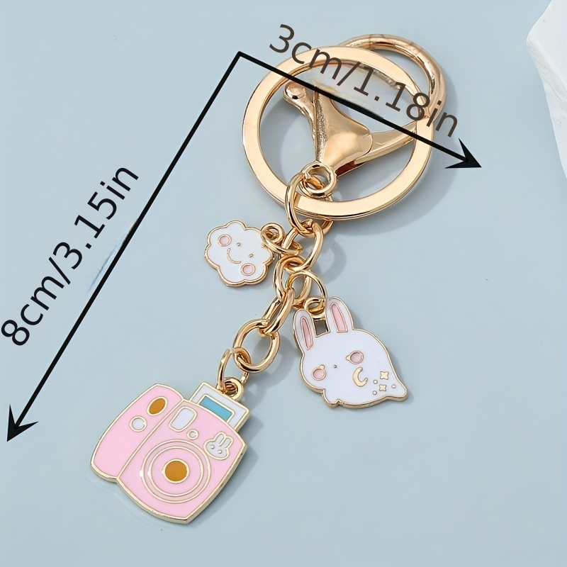Cartoon Keychain Cute Keyring Backpack Decoration Bag Accessories For Women  Girls - Temu