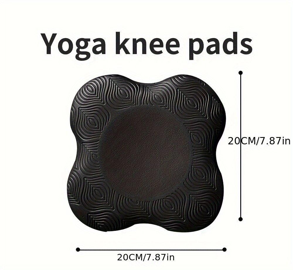 2pcs yoga knee pads cushion non slip thick mat for fitness plank joint knee support protective kneeling pad for exercise and workout details 1