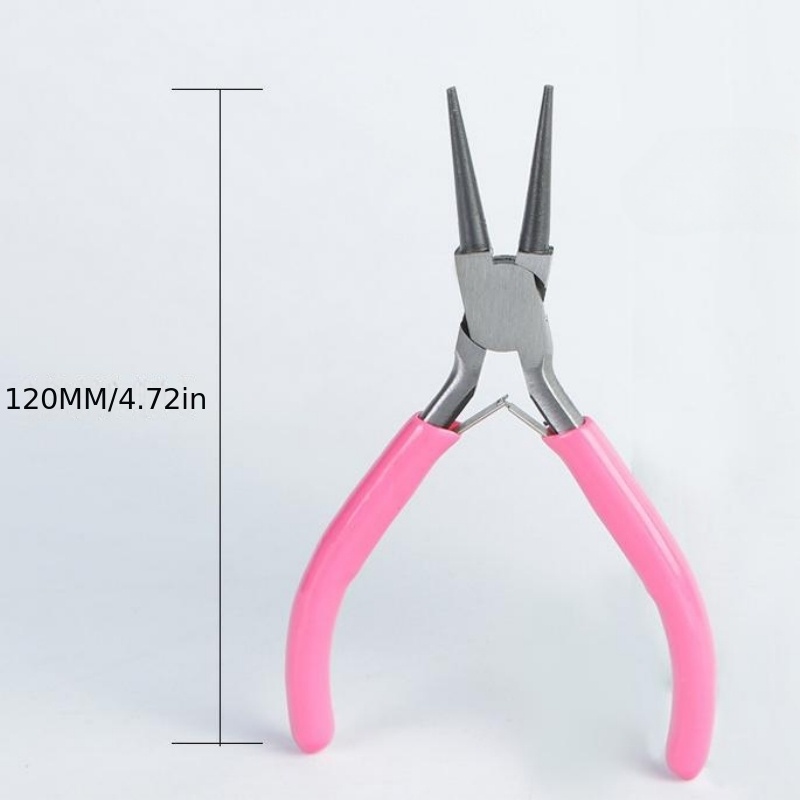 Mini Pliers With Pointed Circular Mouth Diagonal Steel Wire - Temu