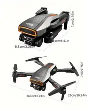 lu50 drone equipped with esc high definition hd electronic governor dual camera four sided obstacle avoidance cool lighting one key takeoff landing 360 rolling stunt details 0