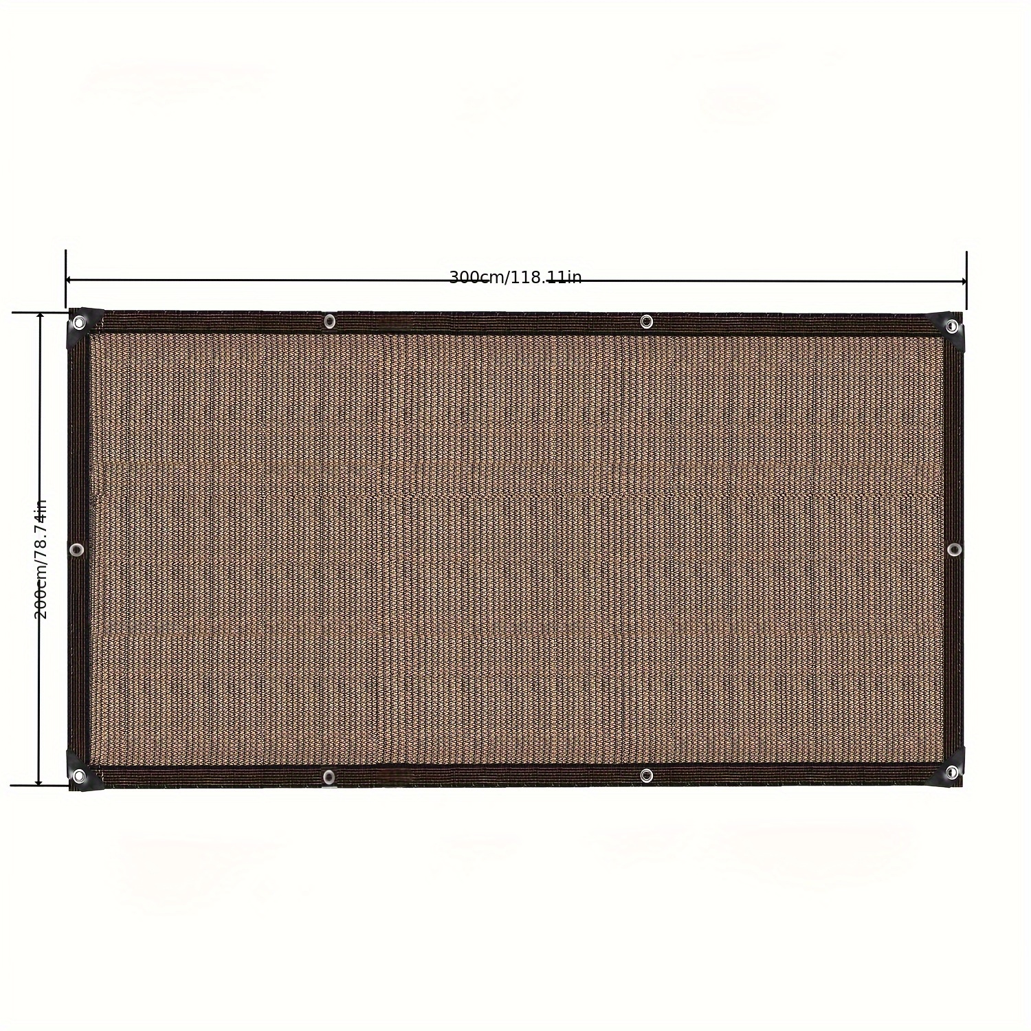 1pc shade cloth 90 coffee color sunshade net suitable for garden   canopy greenhouse outdoor gazebo lawn shade cloth easy to hang dog house chicken coop sunshade cover