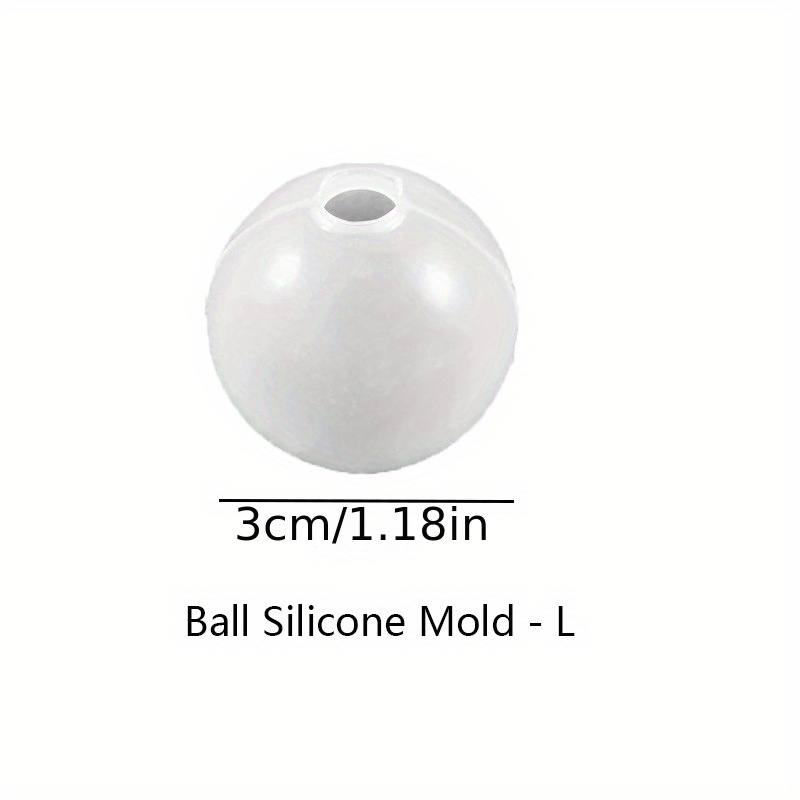 Seamless Sphere Molds with Upgraded Base - 9 Pcs