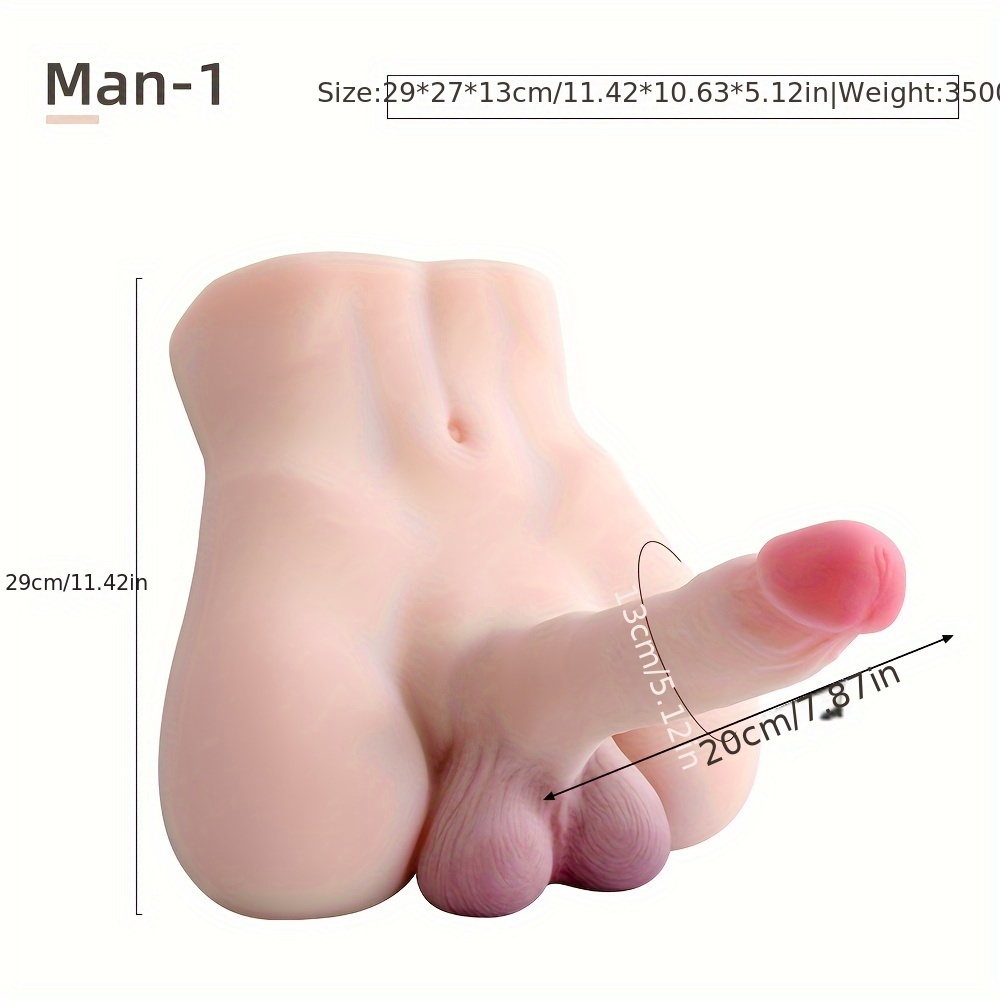 1pc Simulation Dildo Sex Doll For Female Pleasure Female & Gay Sex Toys Adult Supplies