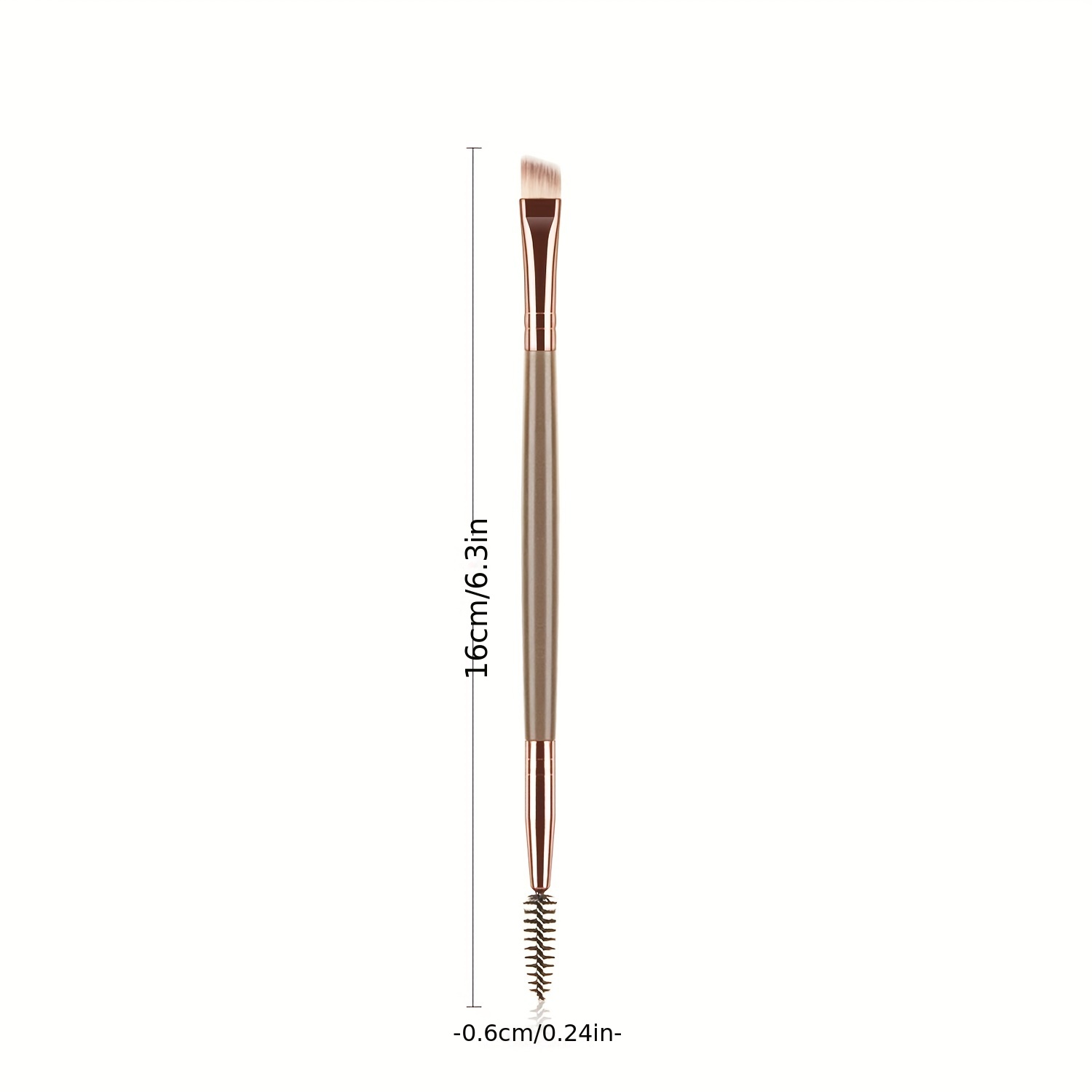 Pro Double-Ended Angled Brow Brush & Spoolie