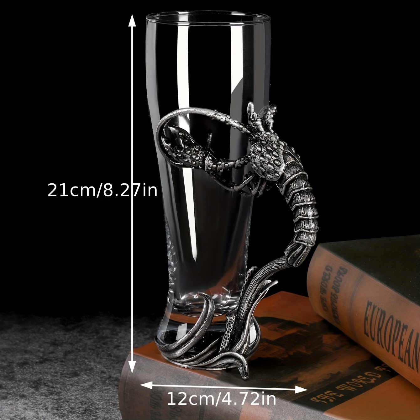 Lobster Beer Glass, Large Beer Cup, Vintage Gothic Novelty Drinking Cup,  For Bar, Pub, Club, Restaurant, Home Use, Drinkware, Halloween Decor - Temu