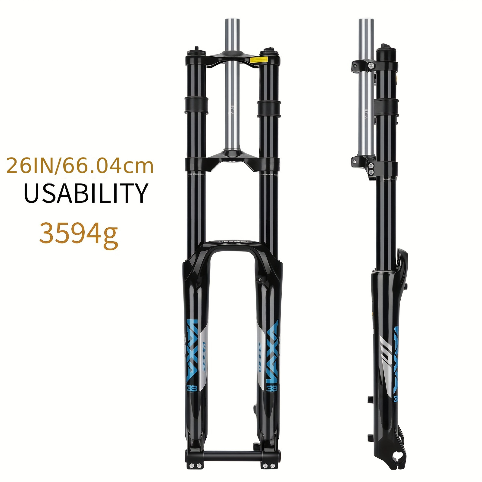 zoom 26 29 680dh mtb downhill bikesuspension fork 110 20mm lockout175mm disc brake
