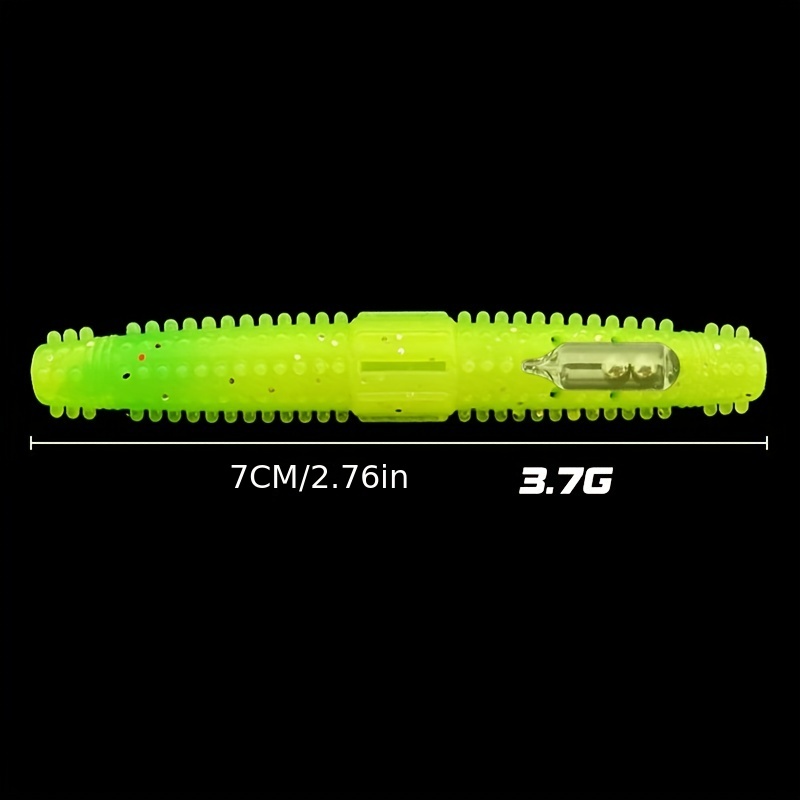 Double Color Multi sections Soft Bait Bionic Thread Forked - Temu