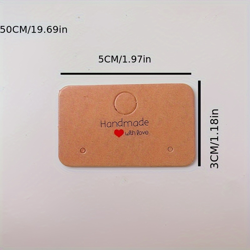 50pcs Earring Cards, Simple Colorful Earring Cardstock, Multiple Colors , Of Earring Accessory Cards
