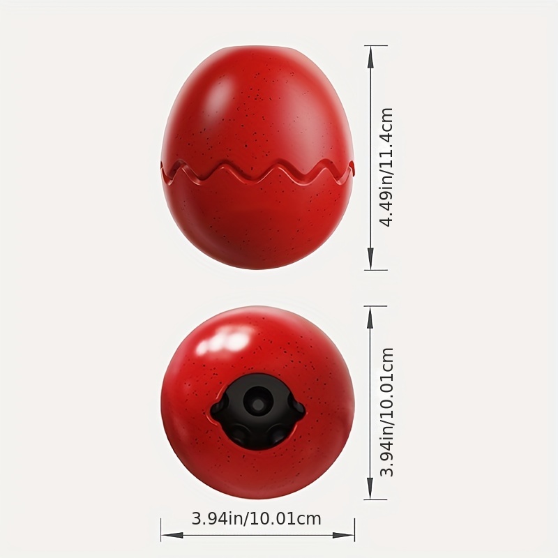 Pet Slow Feeder Egg Design Dog Feeding Bowl Interactive Dog Licking Toy  Rubber Chew Toys For Small And Medium Dogs - Temu