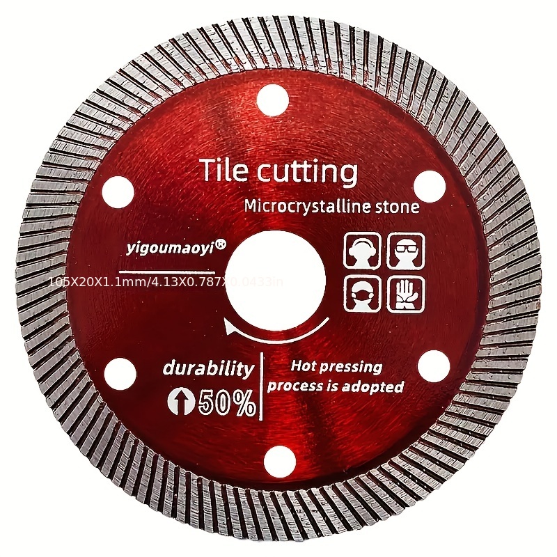 

105mm Super-thin Porcelain-cutting Diamond Turbo Blade For Industrial Use - Get Professional Results