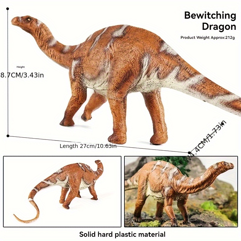 Image of 1pc Solid Simulation Animal Ornament, Ancient Creature Static Simulation Toy Figurine. Exquisitely Detailed With An Ultra-realistic, Touch, This Dinosaur Toy Serves As An "" For Children