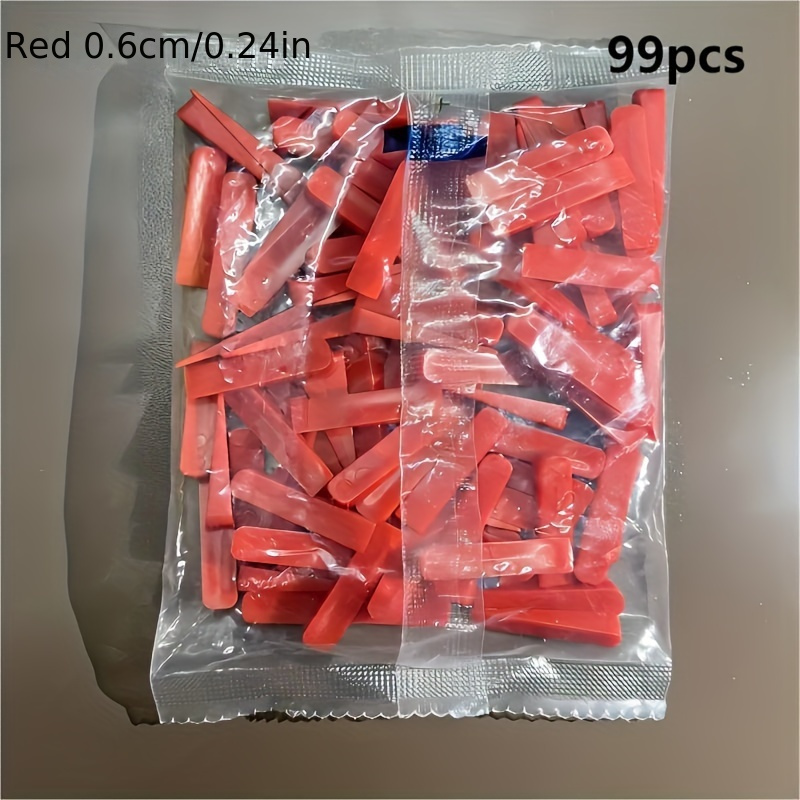 TEMU pour un système de nivellement de carreaux en plastique réutilisable en tailles de 5 mm, 6 mm et 10 mm, conçus pour une installation de carreaux