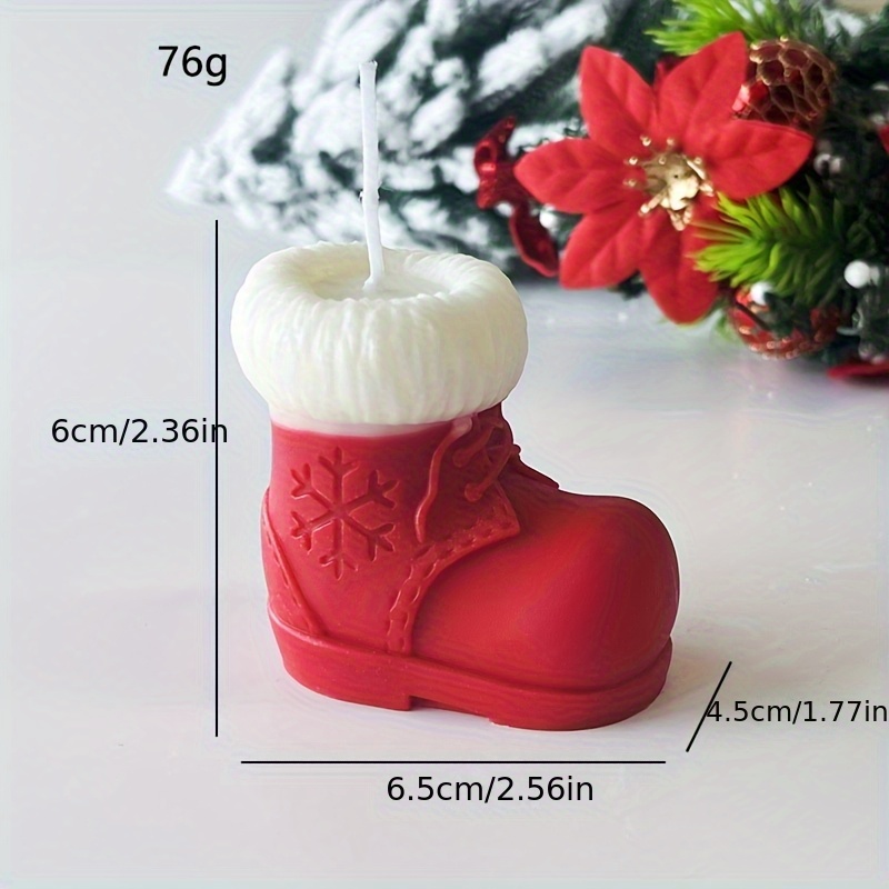 Snow Boot Design Scented Candle - Christmas Decoration, Party, Wedding, Home & Daily Use Candle