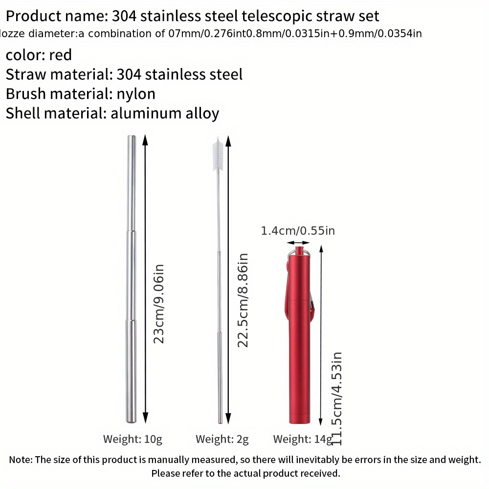 Silicone Mouth Stainless Steel Straw Aluminum Barrel - Temu