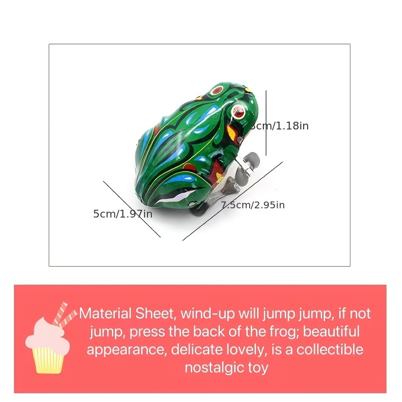 Plastic Toy Chain Jumping Frog Wind String Frog Toys - Temu