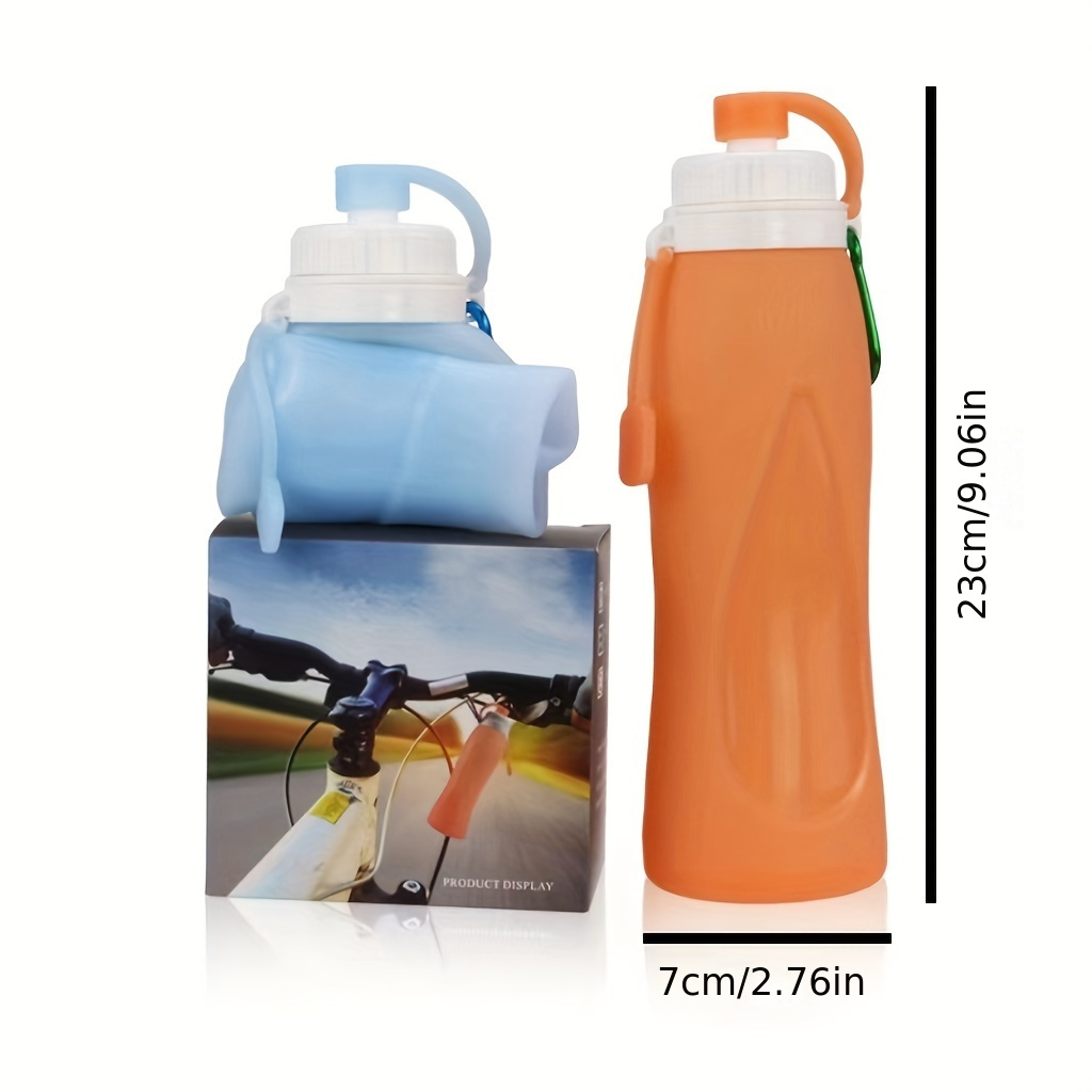 Foldable Silicone Cups Straw, Silicone Water Bottles