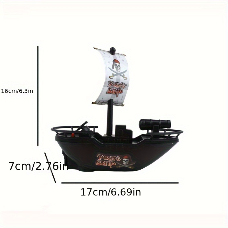 pirate ship bath toy bath room bath pirate toy ship model ship simulated pirate ship battery not included 1