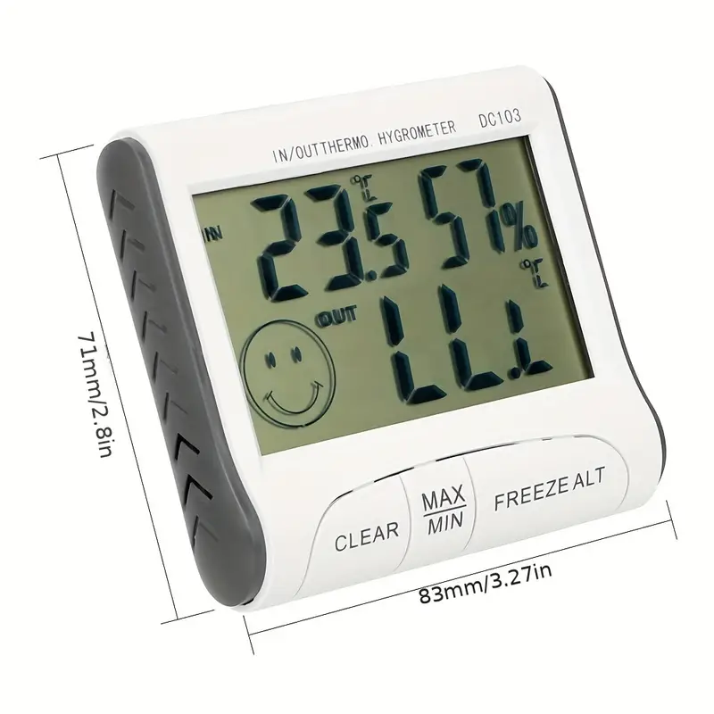 Digital Weather Station Thermometer Hygrometer Dc103 Temperature