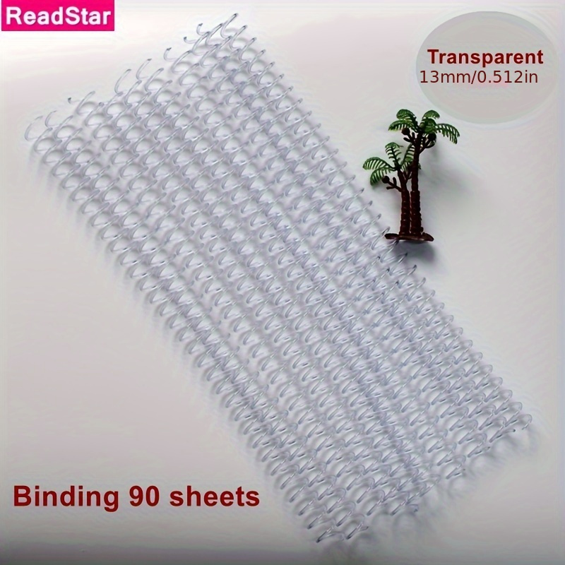 Image of 10pcs/lot Readstar 30 Rings 3/8inch (9.5mm) Pitch Color Plastic Loose Leaf Binding Ring Pvc Coil Binding Coil For A4 A5 B5 Book Binders