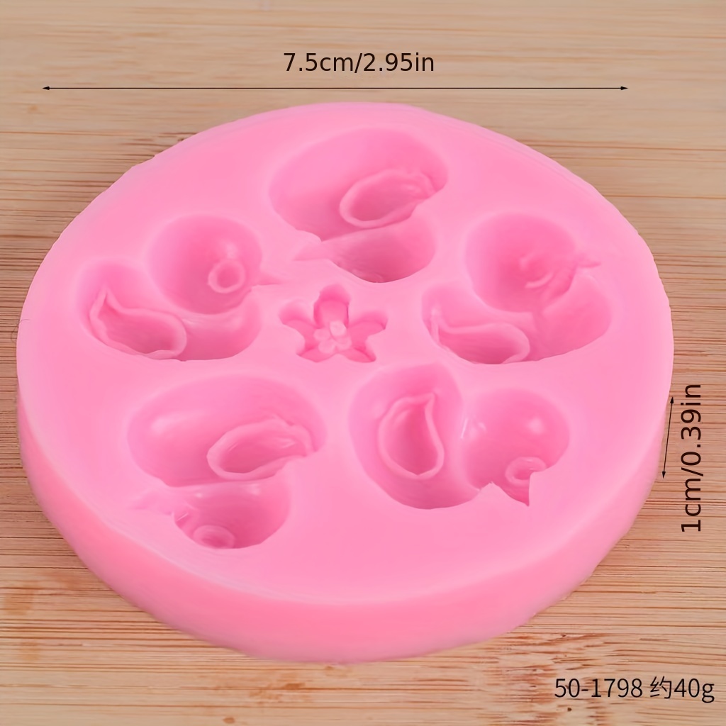 Cute Duck Silicone Chocolate Mold Kawaii Duckling Chocolate - Temu