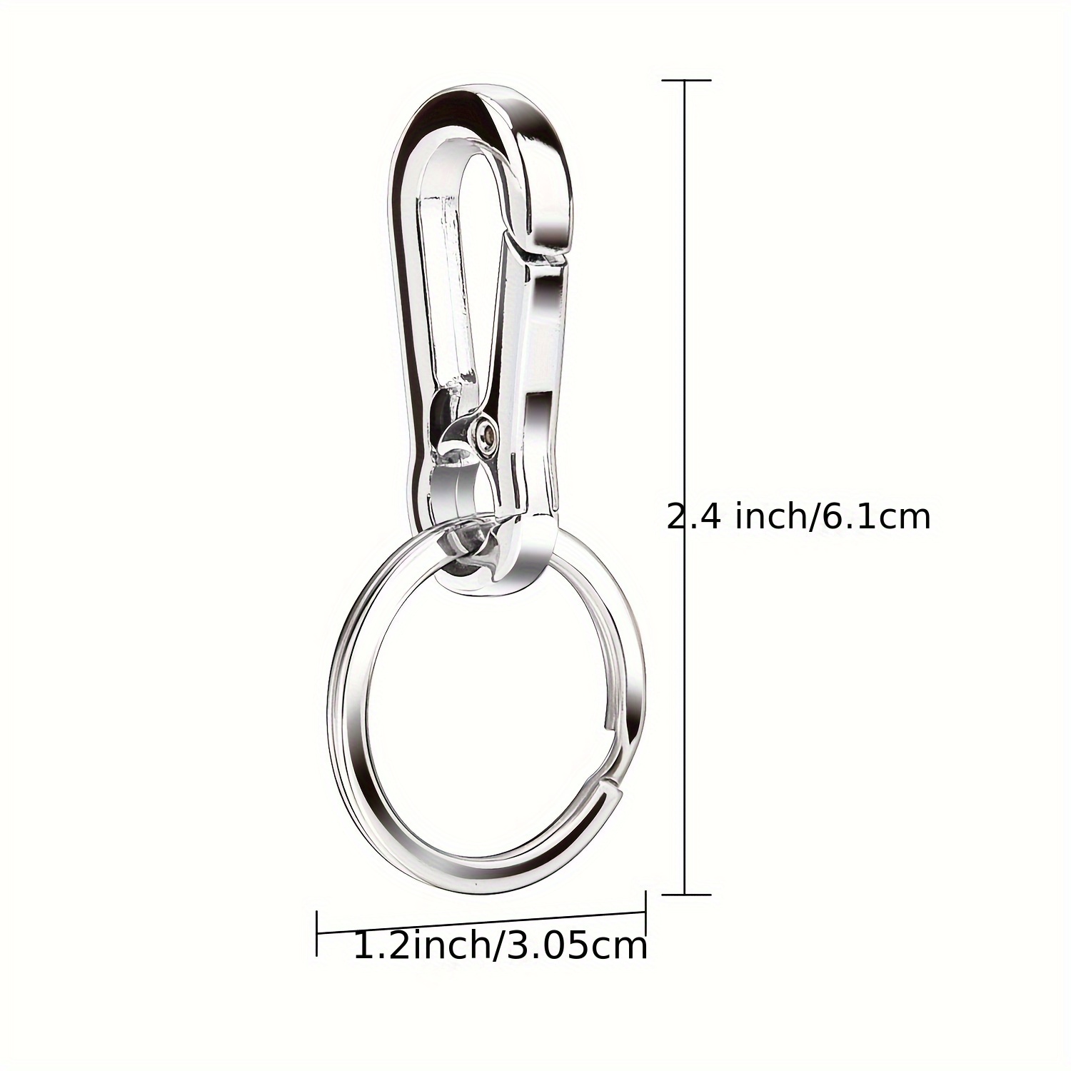 Lobster Claw Clasps Keychain, Stainless Steel Lobster Clasp Trigger Clips  Key Chain Ring Car Key Organizer Jewelry Making Accessories - Temu