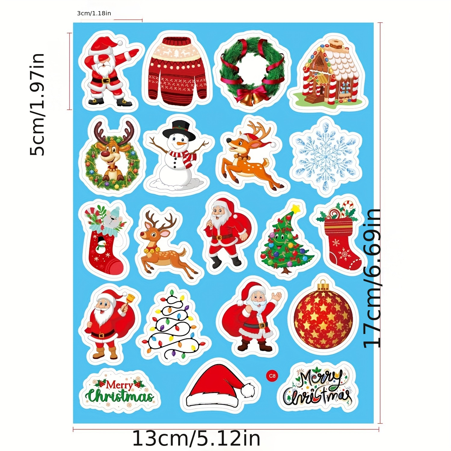 Holiday Stickers 2023 Christmas Theme Stickers For Kids - Temu