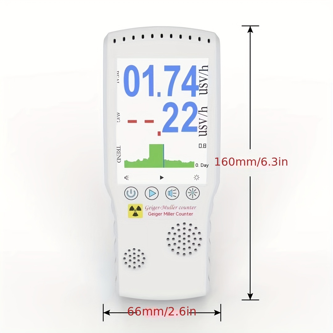 Contador Geiger Detector De Radiaciones Nucleares - Temu Mexico