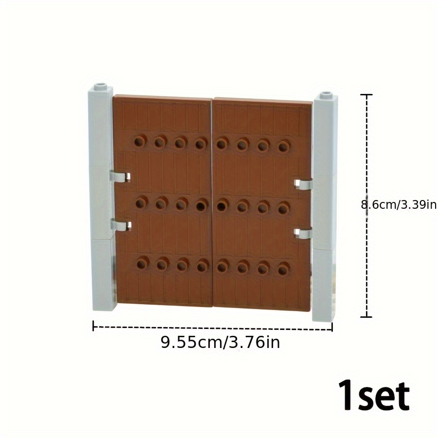 Moc Doors Bricks 2400 87601 1x5x10 Door Building Blocks Gate Diy Assembles Particles Parts Educational Kids Toys