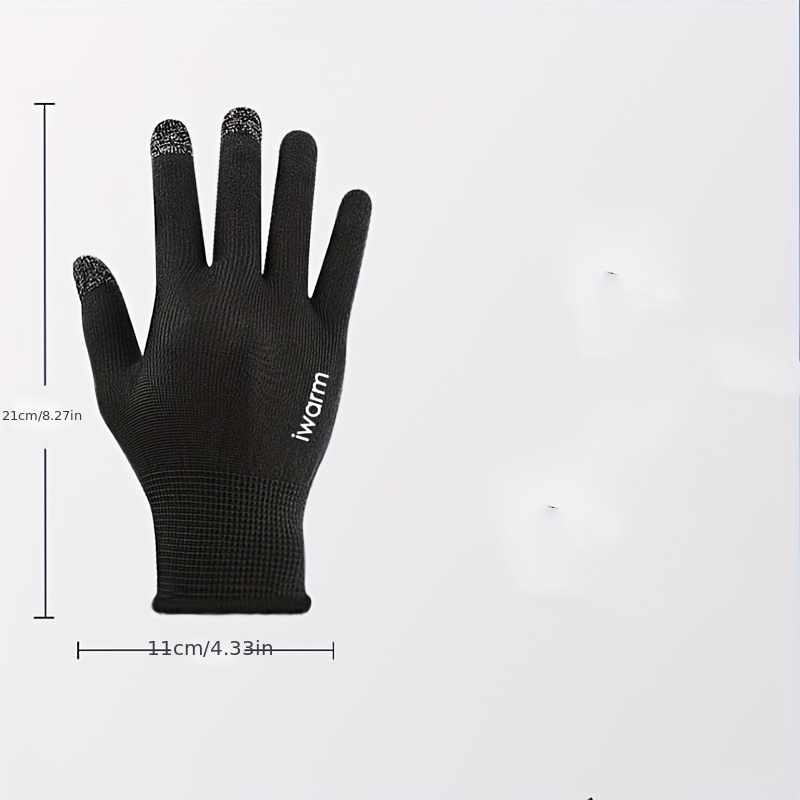 Men's Spandex Sun Protection Gloves Short Thin Spring Summer - Temu