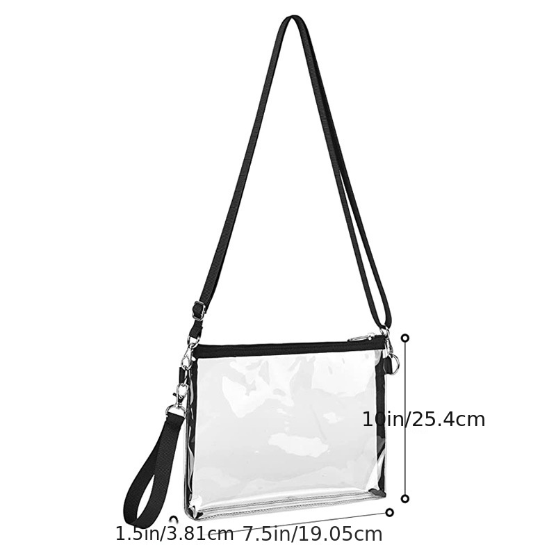 Waterproof Crossbody Bag Detachable Strap Ideal Stadium Temu Australia