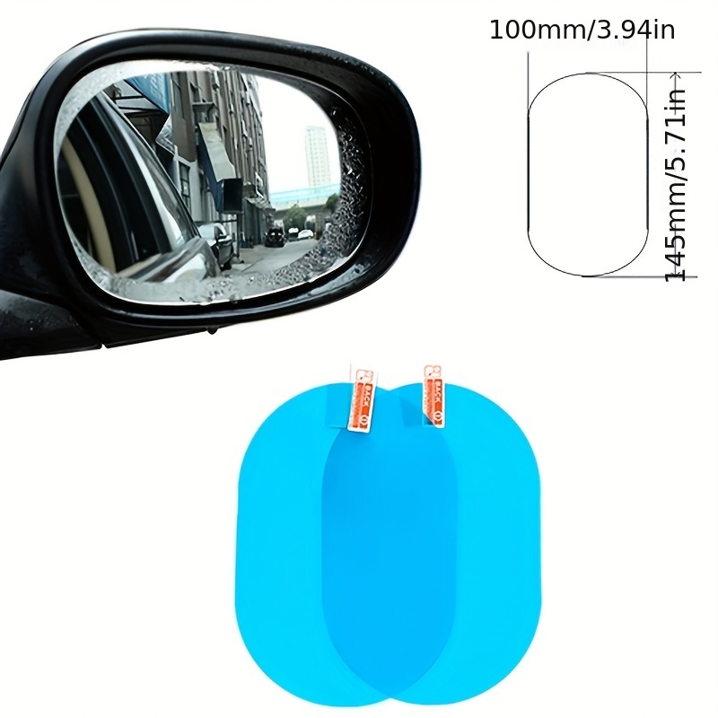 6 Stück Auto-Regenschutzfolie, Rückspiegel, Rückspiegel