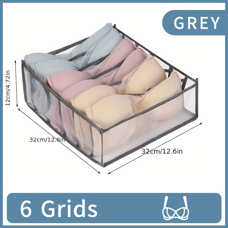 BestGO】Foldable Underwear Bra Necktie Panties Socks Storage Box Compartment  Underpants Bra Organizer Drawer For Home