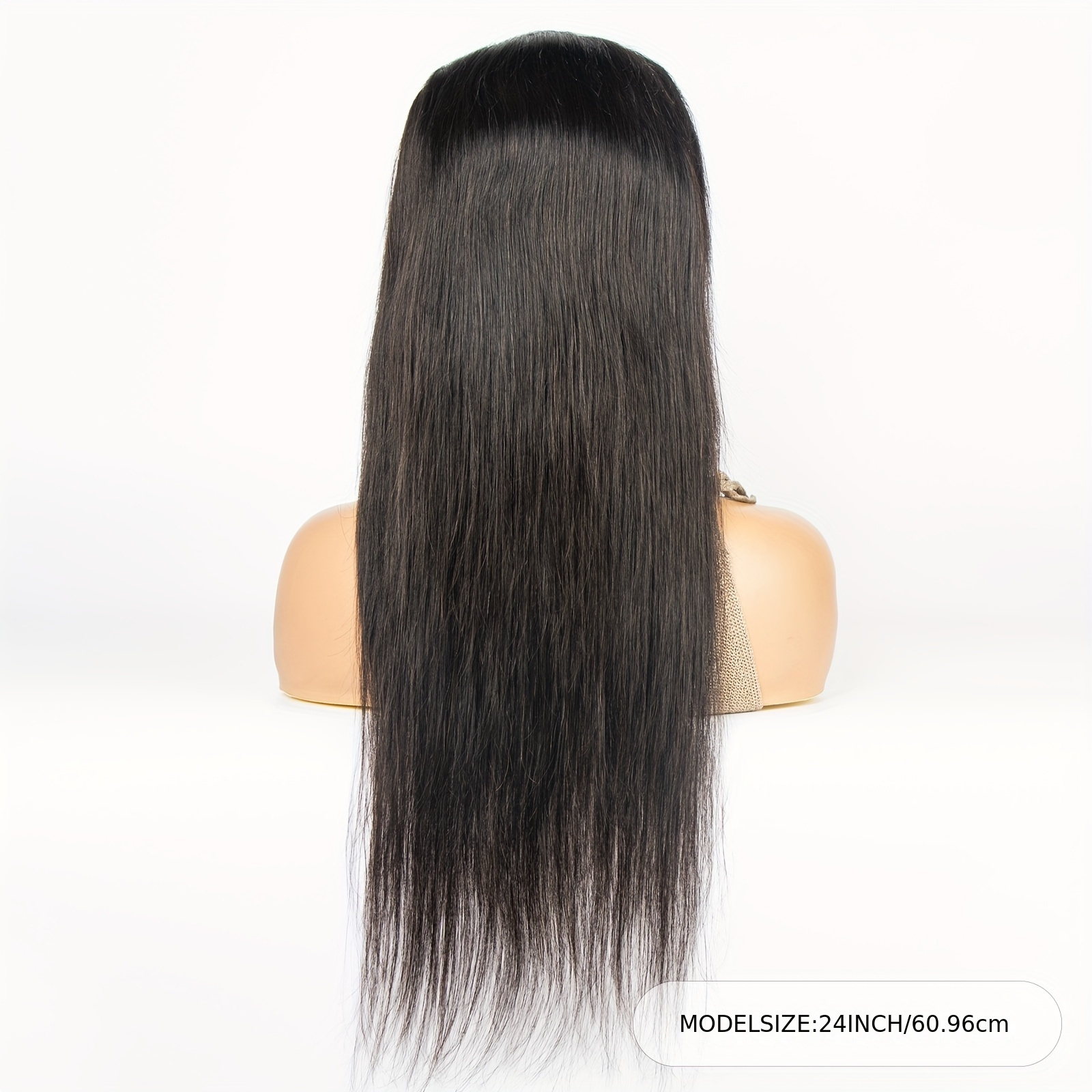 150% Density Straight 13*4 Front Lace Human Hair Wig Natural - Temu