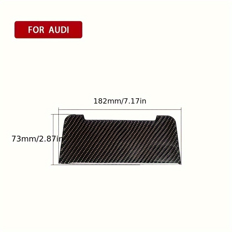 TEMU Luxury Carbon Fiber Lighter Panel Carbon Fiber Decorative Sticker For A4 B8 A5 Q5 2009-2017