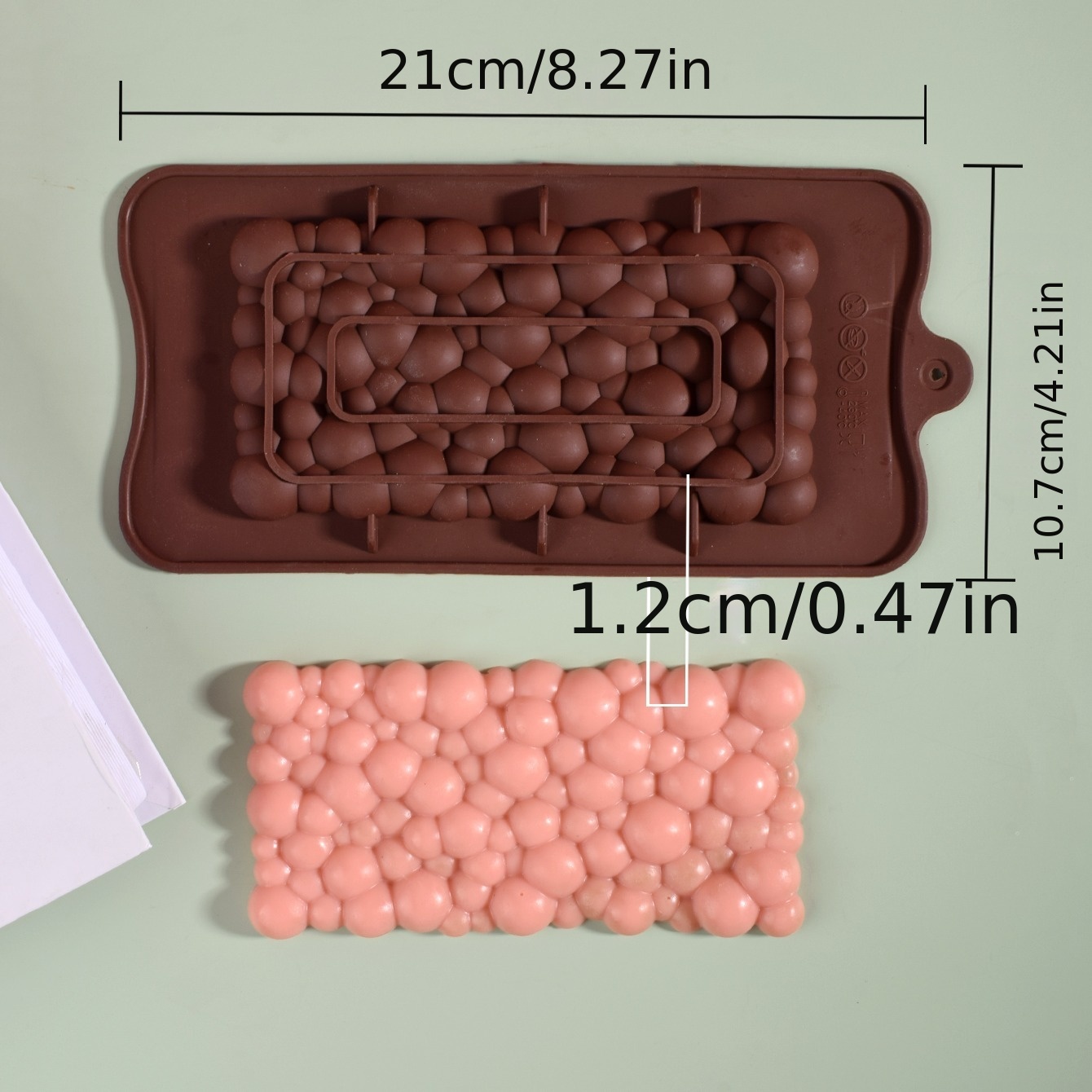 1pc Silicone Chocolate Mold, Creative Ice Mold, Candy Silicone Mold For  Baking