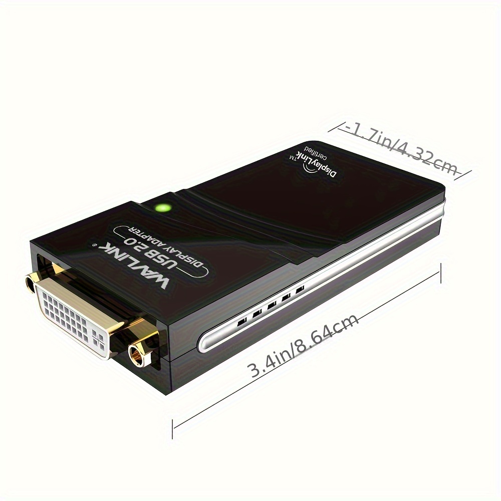 USB Graphics Adapter Extender for PC Windows & Mac with DVI / VGA / HDMI