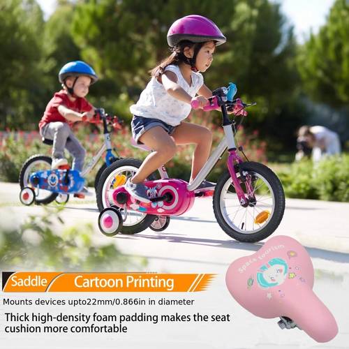 wide kids bike seat for girls bike comfortable kids bike seat fit for 12 14 16 18 20 inch bicycle