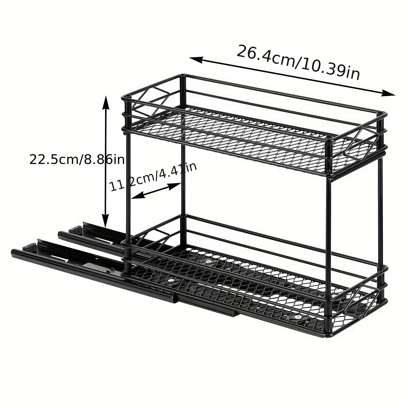 1pc Estraibile Porta Spezie Organizzazione Cucina Estraibile - Temu Italy