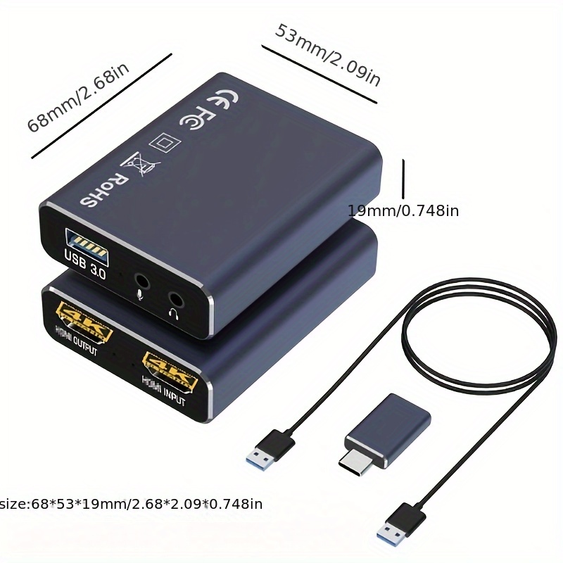 Cattura Video Hdmi Usb Scheda Acquisizione Video USB 3.0 4K - Per - Foto 7