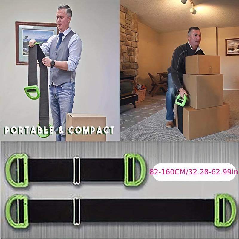 1pc securely move heavy furniture and objects with our adjustable lifting straps supports up to 600 lbs details 3